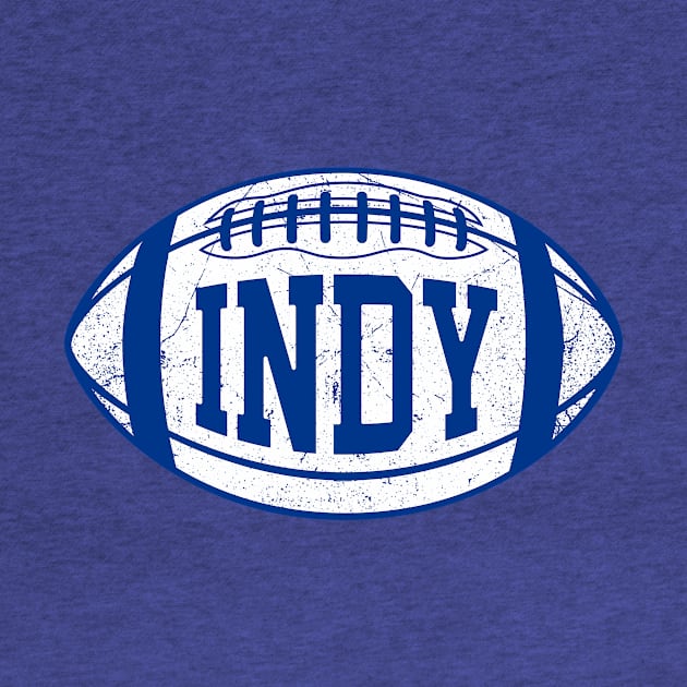 INDY Retro Football - Blue by KFig21